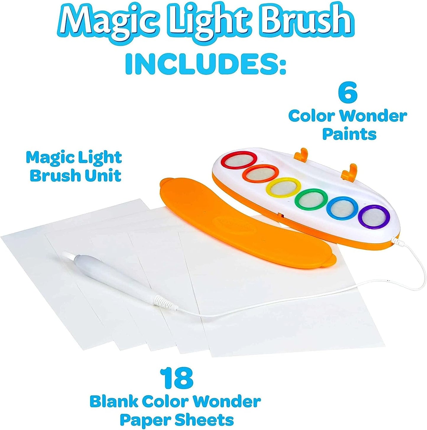 Crayola Color Wonder Magic Light Brush, Mess Free Painting