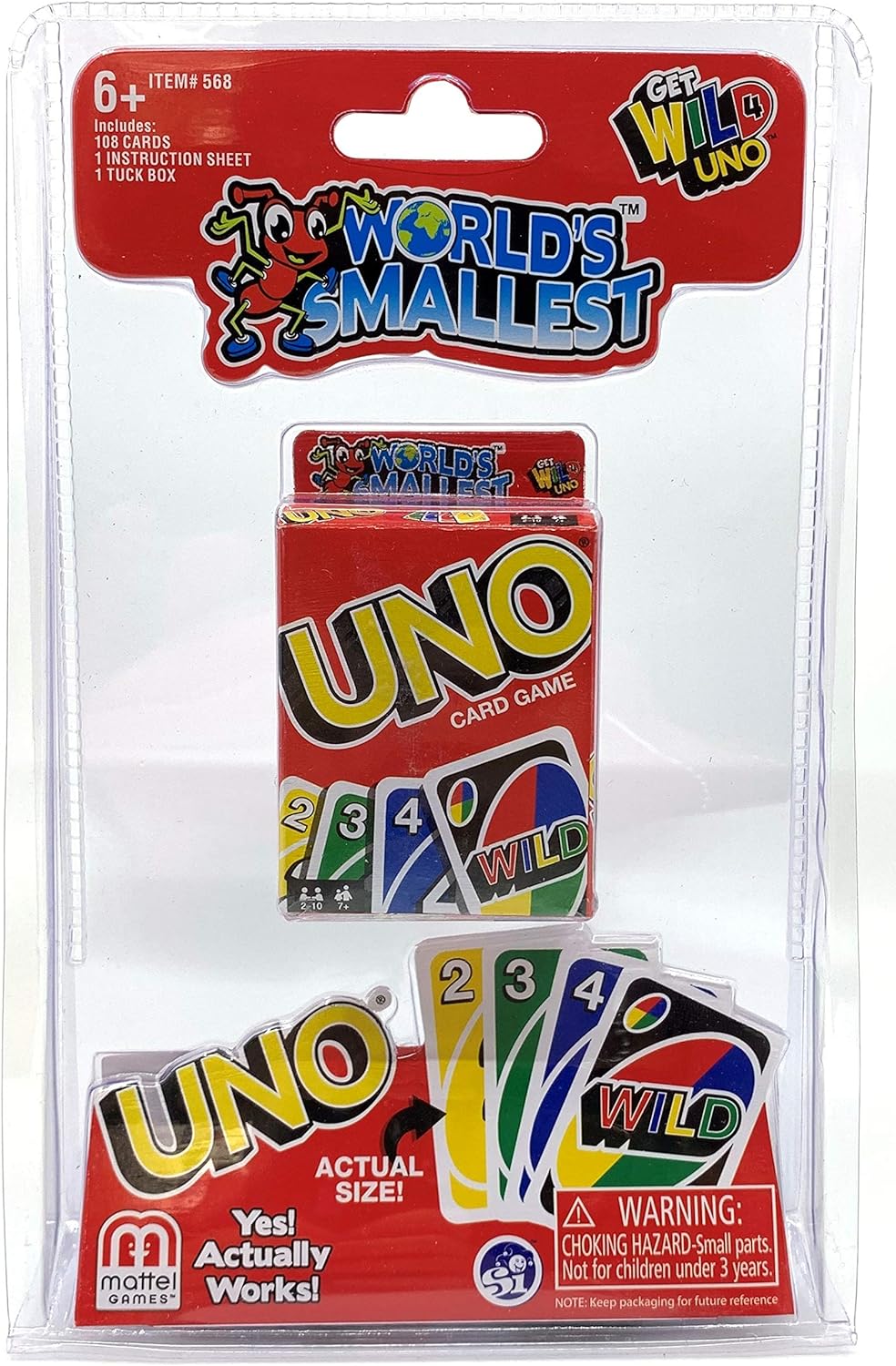 World's Smallest Uno Card Game