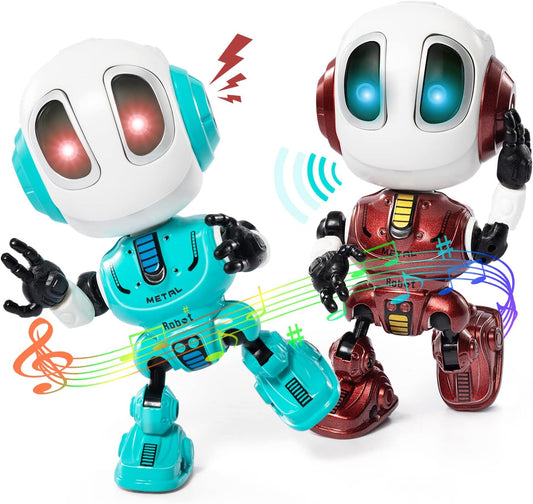 Two Rechargeable Talking Robots for Kids